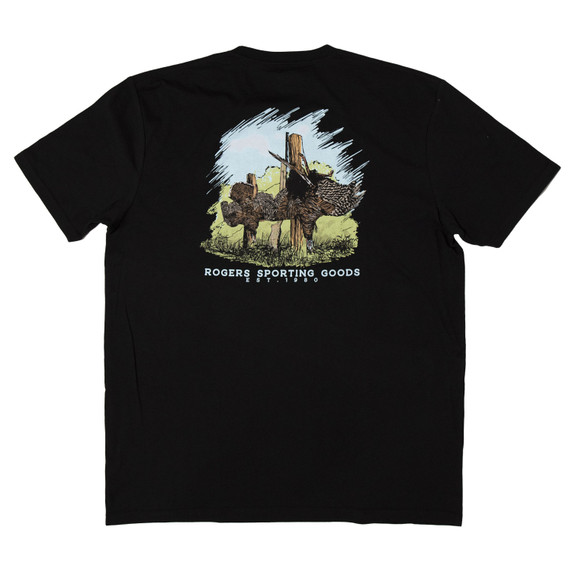 back image of Rogers Turkey Double T-Shirt.