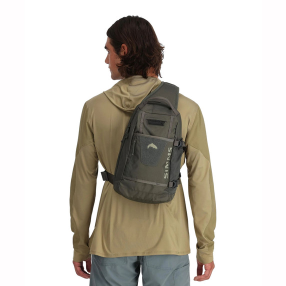 Simms Tributary Fishing Sling Pack Back Image