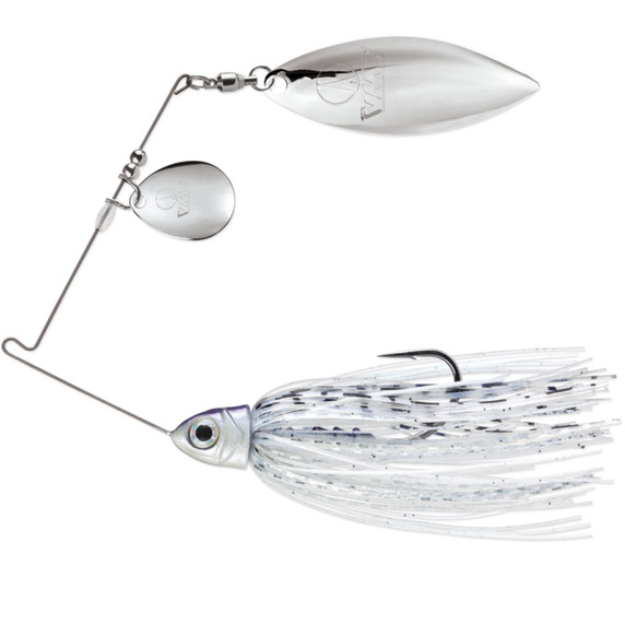 VMC Redline Series Spinnerbait Colorado Willow - Nickel-Nickel Silver Shiner 3/8oz