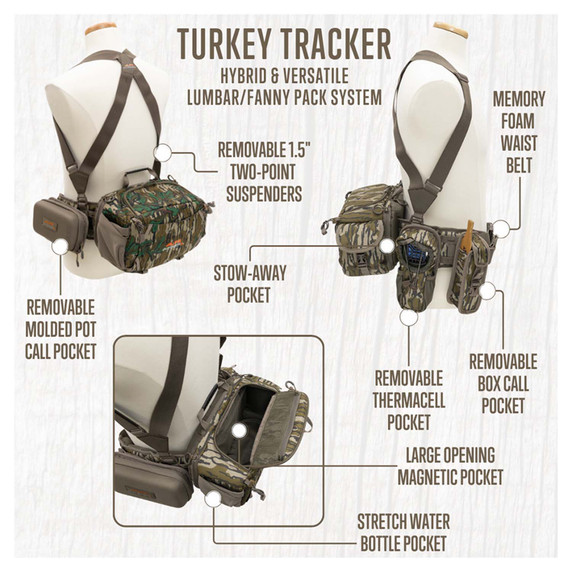 ALPS OutdoorZ Turkey Tracker Hybrid Lumbar/Fanny Pack System