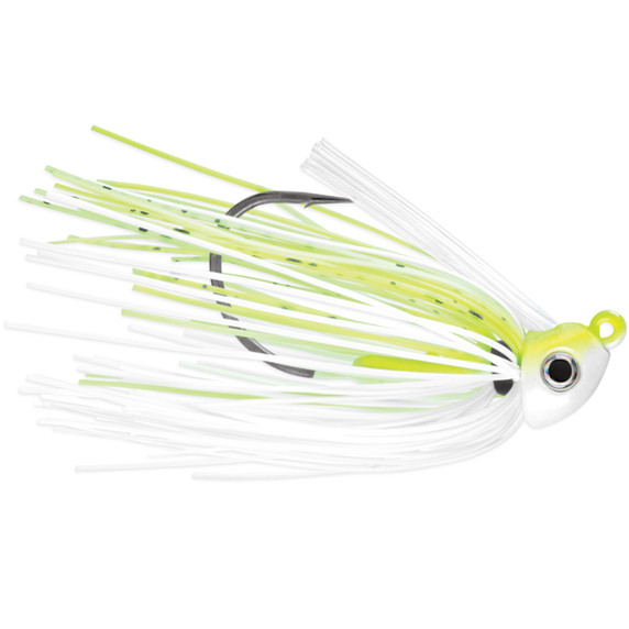 VMC Heavy Duty Swim Jig - Chartreuse and White Shad
