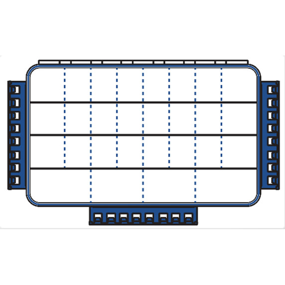 Flambeau Fully Divided Slim Waterproof Ultimate Tuff Tainer