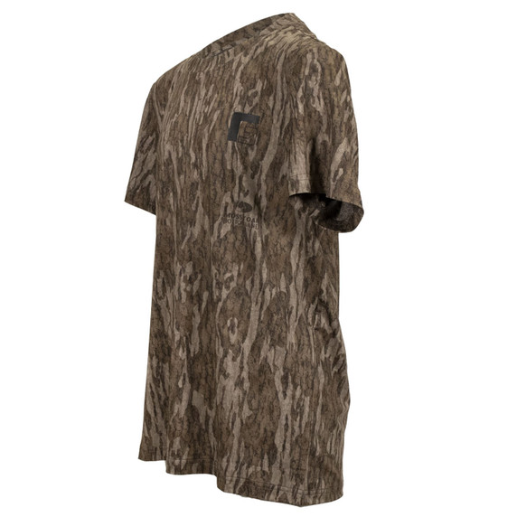 side image of Rogers Sporting Goods Youth Elite Chill Short Sleeve Tee with Bug Protection.