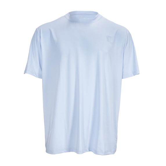 image of Rogers Elite Chill Short Sleeve Tee with Bug Protection in Light Blue.