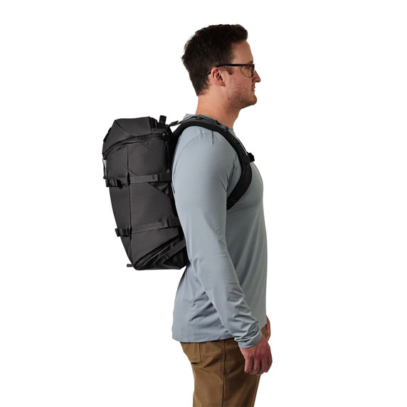 Yeti Rancher Backpack Black Side Model Image in 22L