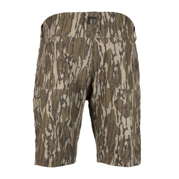 back image of Rogers Sporting Goods Camo Drift Shorts.