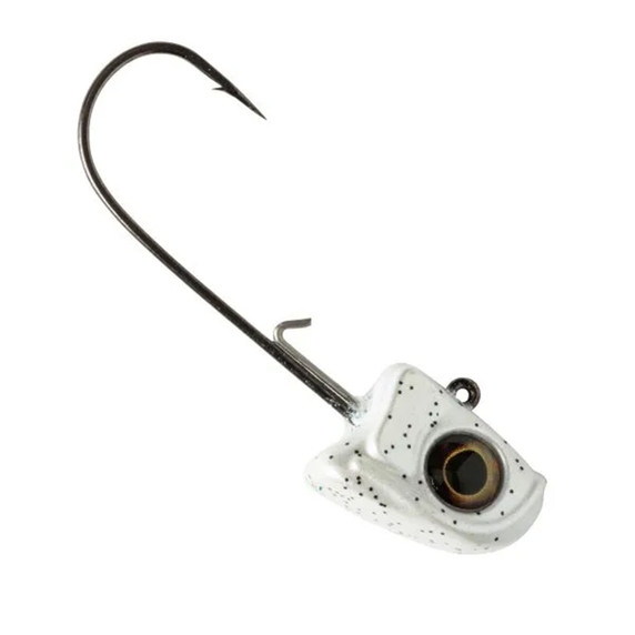 Great Lakes Finesse Hangin Head Jig, 2 Pack - White Shad