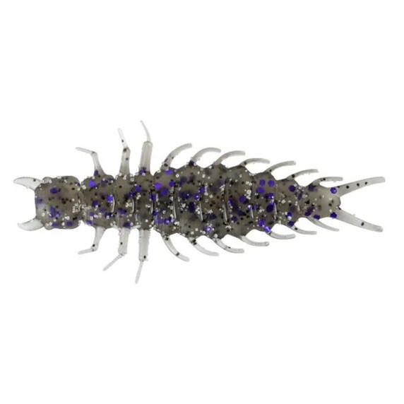 Great Lakes Finesse Juicy Hellgrammite, 8 Pack - Smoke Clear Purple Flake