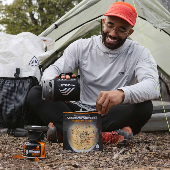 Jetboil Zip 0.8L Fast Boil System in Carbon Lifestyle Image