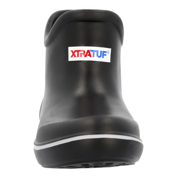 Xtratuf Tufs Youth Biolite Ankle Deck Boot Front Image in Black