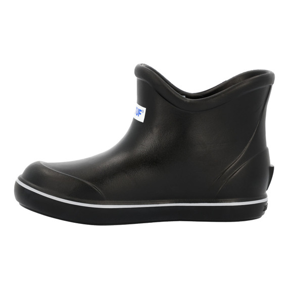 Xtratuf Tufs Youth Biolite Ankle Deck Boot Side Image in Black