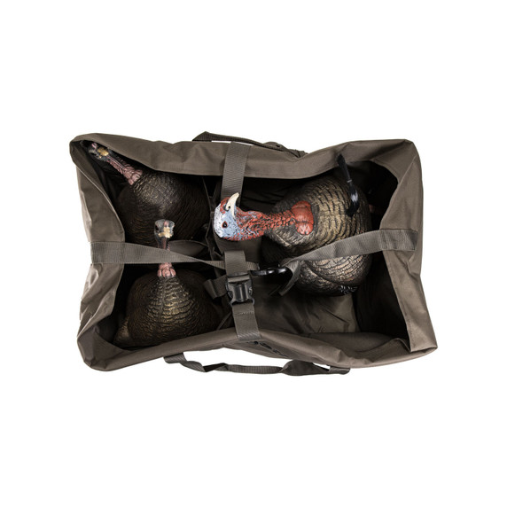top filled image of Rogers 3 Slot Turkey Decoy Bag.
