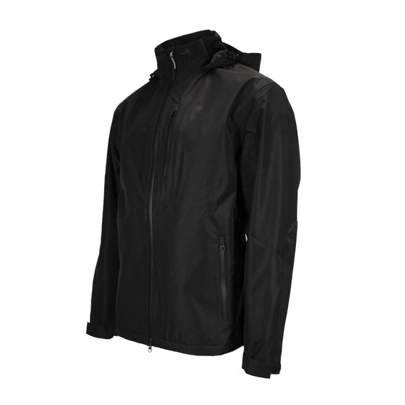 Rogers Sporting Goods Storm Stopper Rain Shell Side Image in Black
