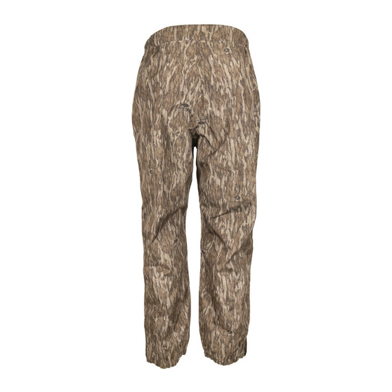 Rogers Sporting Goods Storm Stopper Rain Pants Back Image in Mossy Oak Bottomland
