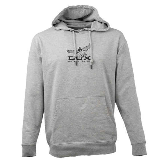DUX Americana Midweight Hoodie Front Image in Grey