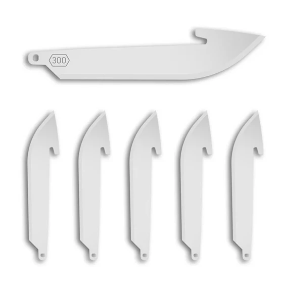 Outdoor Edge 3.0" Drop-Point Replacement Blade 6 Pack Main Image