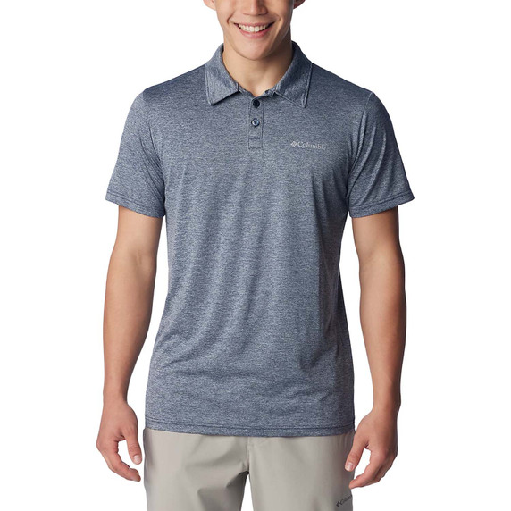 Columbia Hike Polo Shirt Image in Collegiate Navy