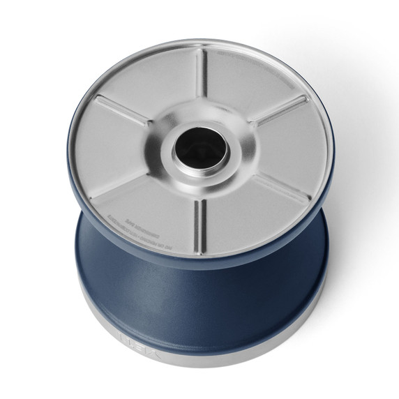 Yeti Rambler Pour Over Product Bottom Image in Navy