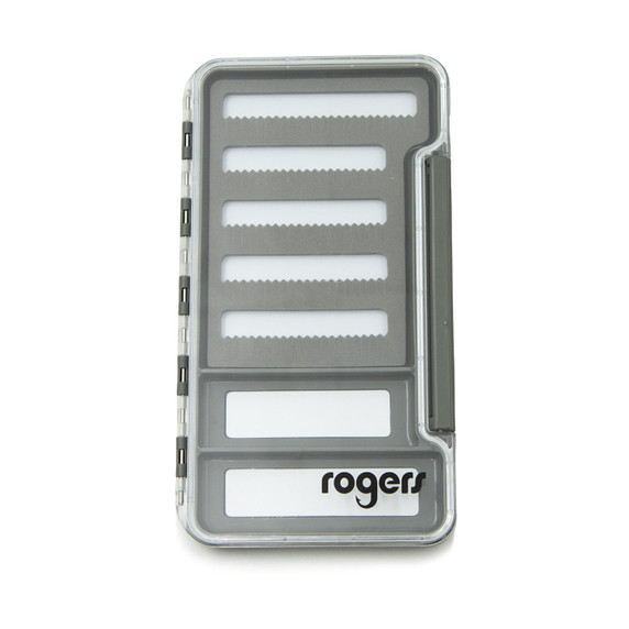 Rogers Elite Slim Fly Box Large – Slit Foam & Magnetic Compartment