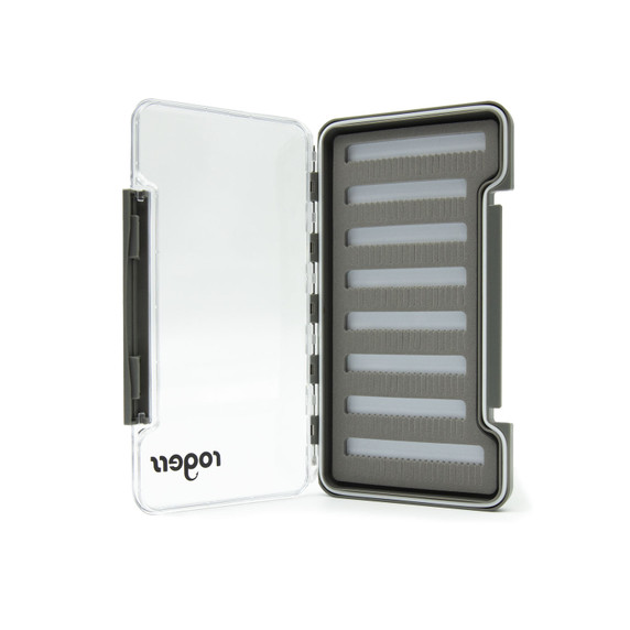 Rogers Elite Slim Large Fly Box with Slit Foam Open Image