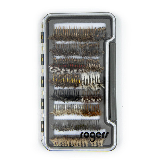 full image of Rogers Elite Slim Large Fly Box with Slit Foam.