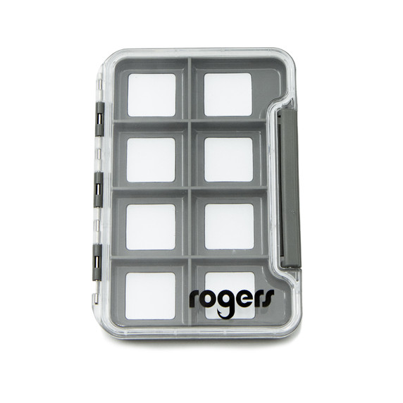 Rogers Elite Slim Medium Fly Box with Magnetic Back Closed Image
