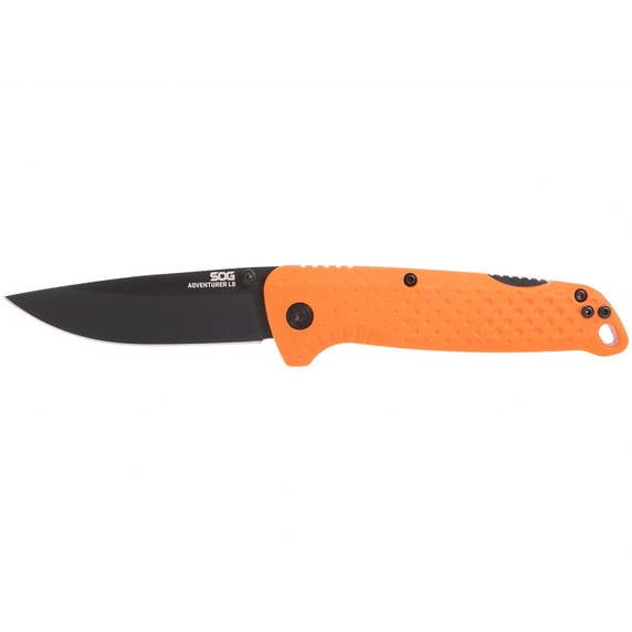 SOG Adventurer LB 3.5" Blade 5CR15MOV Folding Knife - Blaze Orange Black