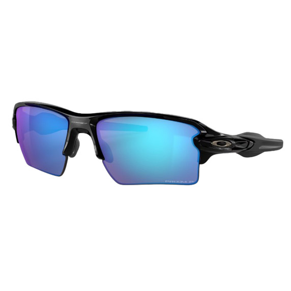 Oakley Flak 2.0 XL Sunglasses - PRIZM Sapphire Polarized Polished Black