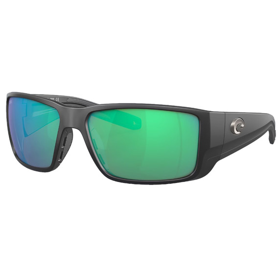 Costa Del Mar Blackfin Pro Sunglasses - Matte Black Green Mirror 580G