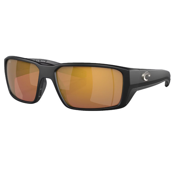 Costa Del Mar Fantail Pro Sunglasses - Matte Black Gold Mirror 580G