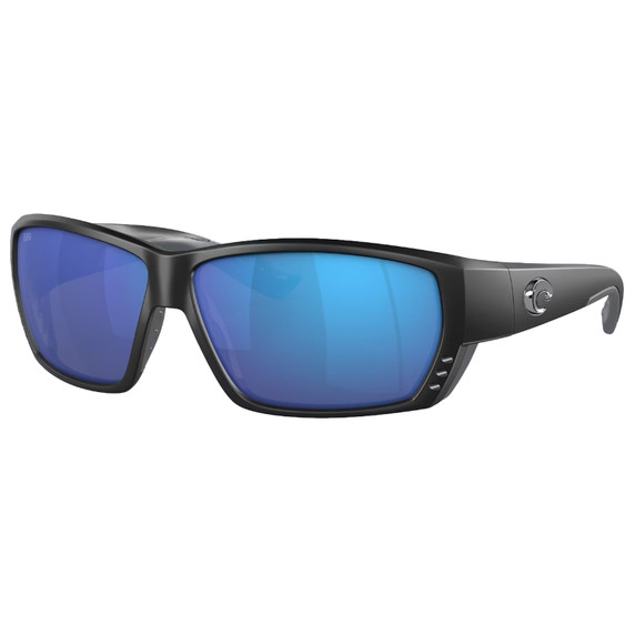 Costa Del Mar Tuna Alley Sunglasses - Blue Mirror 580G Matte Black