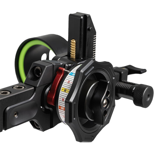 HHA Sports Nytrx Pro X1 Single Pin Side Mount Archery Sight Detailed Image