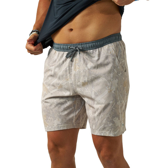 Burlebo 7" Athletic Shorts with Liner Main Image in Drifter Camo