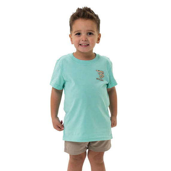 Burlebo Youth Mallard Camo Dog T-Shirt Front Image