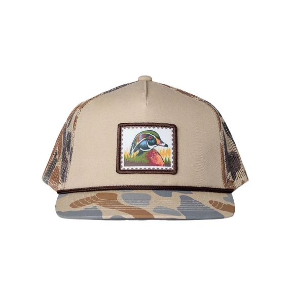 Burlebo Youth Cap Wood Duck Stamp Cap, Camo