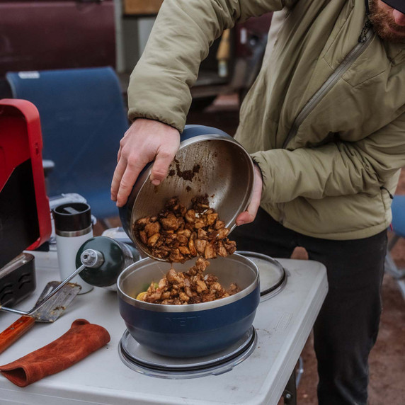 Yeti Rambler Insulated Bowl Lifestyle Image.