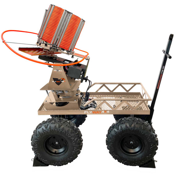 Do All Outdoors FlyWay 4x4 180x Stack Clay Flyer Cart with Wobbler