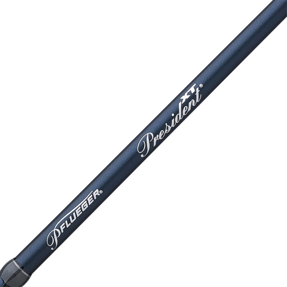 Pflueger President XT Casting Rod President Branding on Rod Image