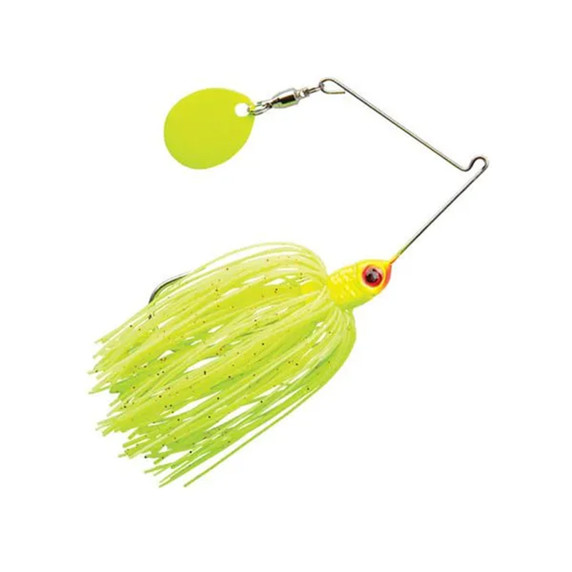 Booyah Micro Pond Magic Spinnerbait Image in Lightnight Bug