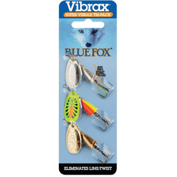 Blue Fox Super Vibrax Tri Pack - 3/16 oz.
