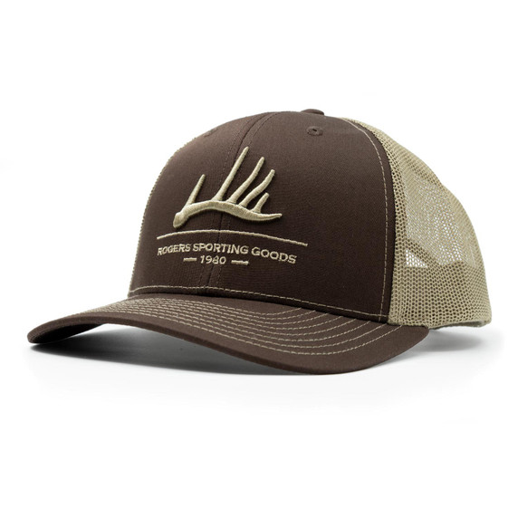 image of Rogers Deer Shed Hat Richardson 112 in Chocolate Chip/Birch.