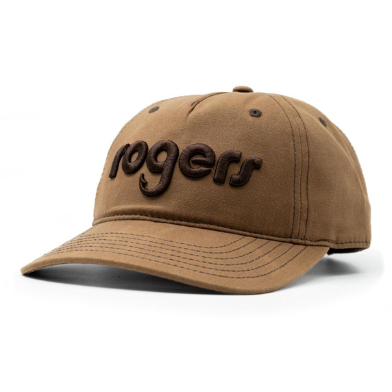 image of Rogers Sporting Goods Richardson 436 Logo Wax Brown Hat.