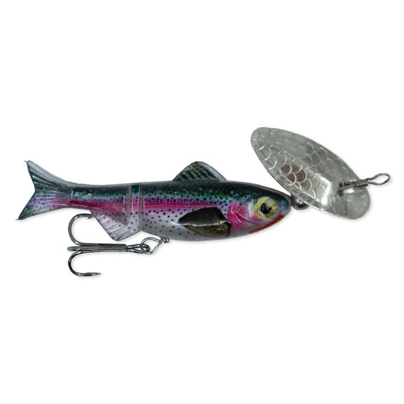 Image of the Head Hunter Sonic Minnow in Rainbow Trout