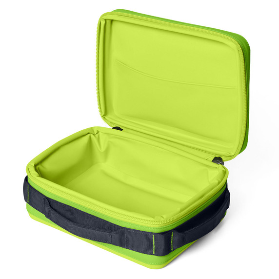 Angled Open Image of the Yeti Daytrip 5L Lunch Box.