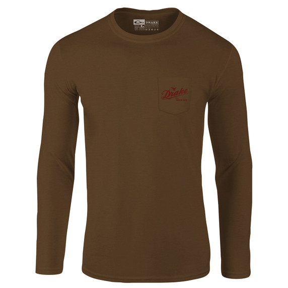 Back Image of the Drake Waterfowl The Drake Life Long Sleeve T-Shirt.