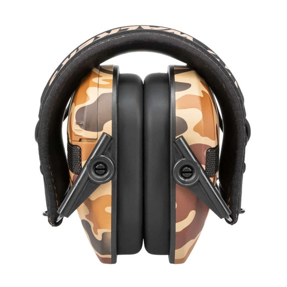 Walkers Game Ears Razor Slim Electronic Ear Muffs, Duck Camo Folded Image