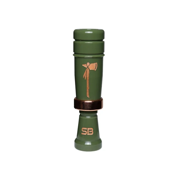 Product Image of the 737 Army Green Tomahawk SB Cutdown Duck Call.