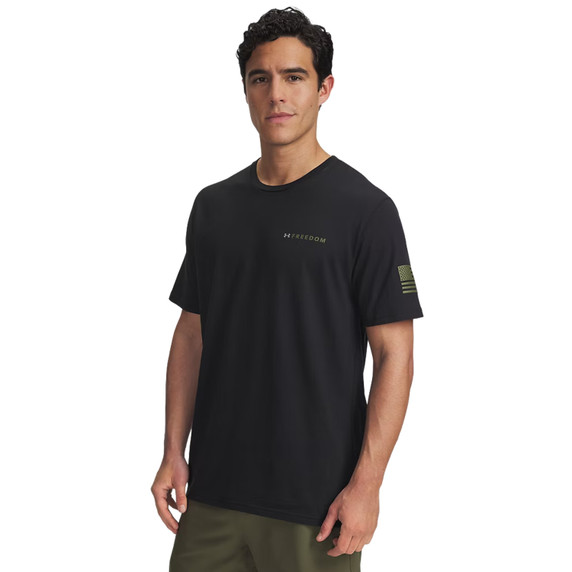Front image of the Under Armour Freedom Banner T-Shirt.