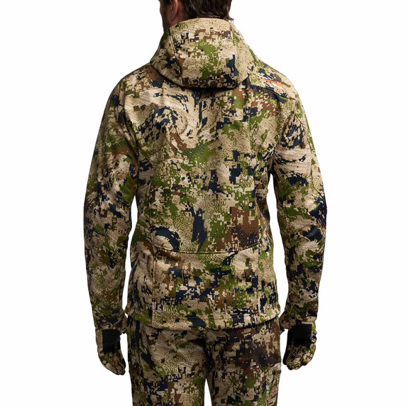 Sitka Men's Jetstream Jacket Back Model Image.