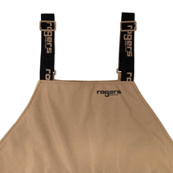 Close up top image of the Rogers Toughman Bib.